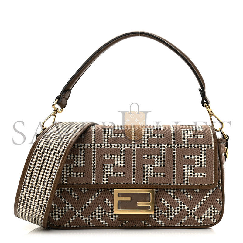 F**di ff embroidered baguette beige moro (27*15*6cm)